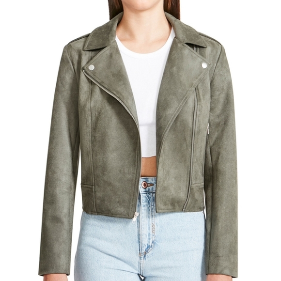 BB Dakota by Steve Madden Jackets & Blazers - Steve Madden Suade Moto Jacket